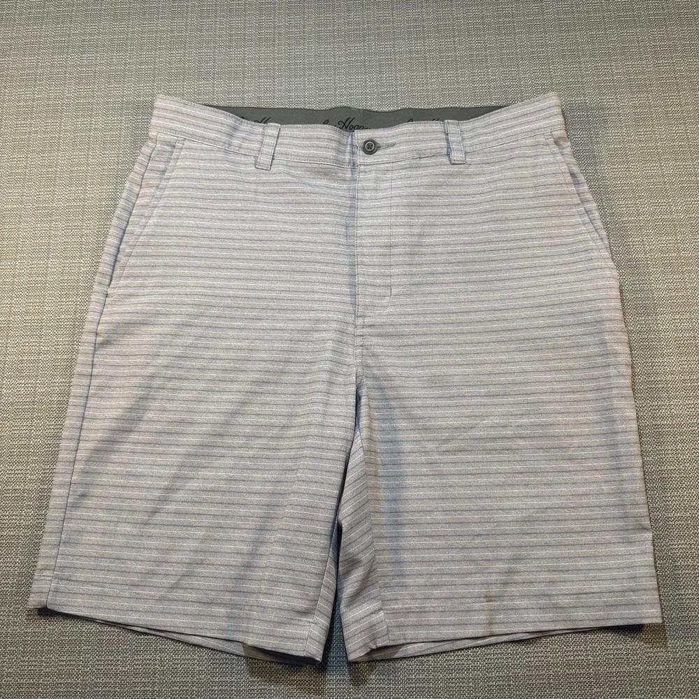 Ben Hogan Gray Striped Shorts Men's Size 34